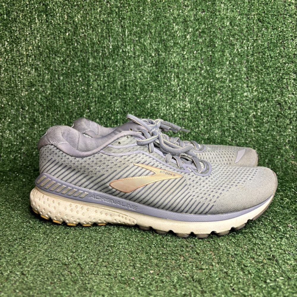 Brooks Adrenaline GTS 20 DNA Loft Athletic Running Shoes Gray Womens 10 D Wide